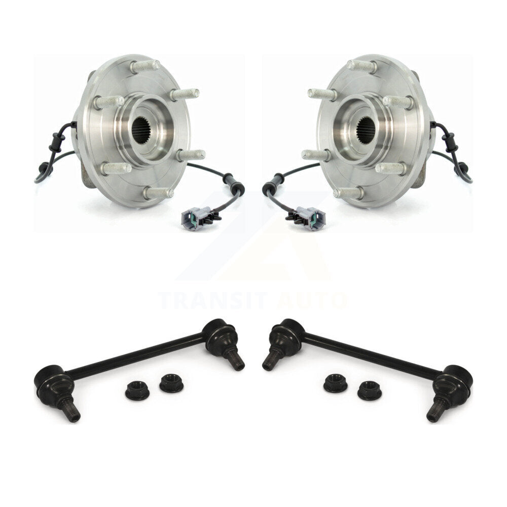 Hub Bearing Assembly And Link Front Kit For 2004 Nissan Pathfinder