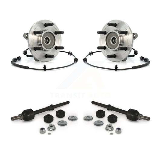 Hub Bearing Assembly Link Front Kit For 2006-2008 Ford F-150 Lincoln Mark LT 4WD