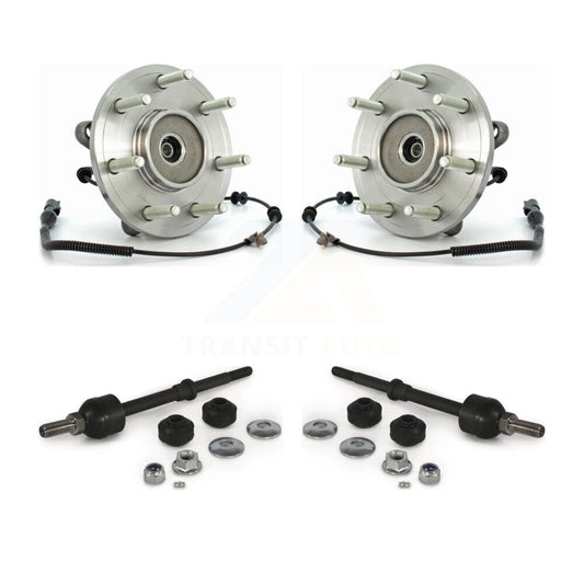 Hub Bearing Assembly Link Front Kit For 2006-2008 Ford F-150 Lincoln Mark LT 4WD