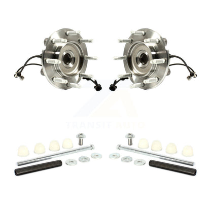 Hub Bearing Assembly & Link Front Kit For GMC Chevrolet Sierra 2500 HD Silverado