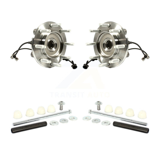 Hub Bearing Assembly & Link Front Kit For GMC Chevrolet Sierra 2500 HD Silverado