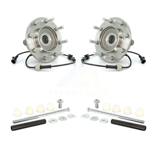 Hub Bearing Assembly Link Front Kit For Chevrolet GMC Sierra 3500 Silverado RWD