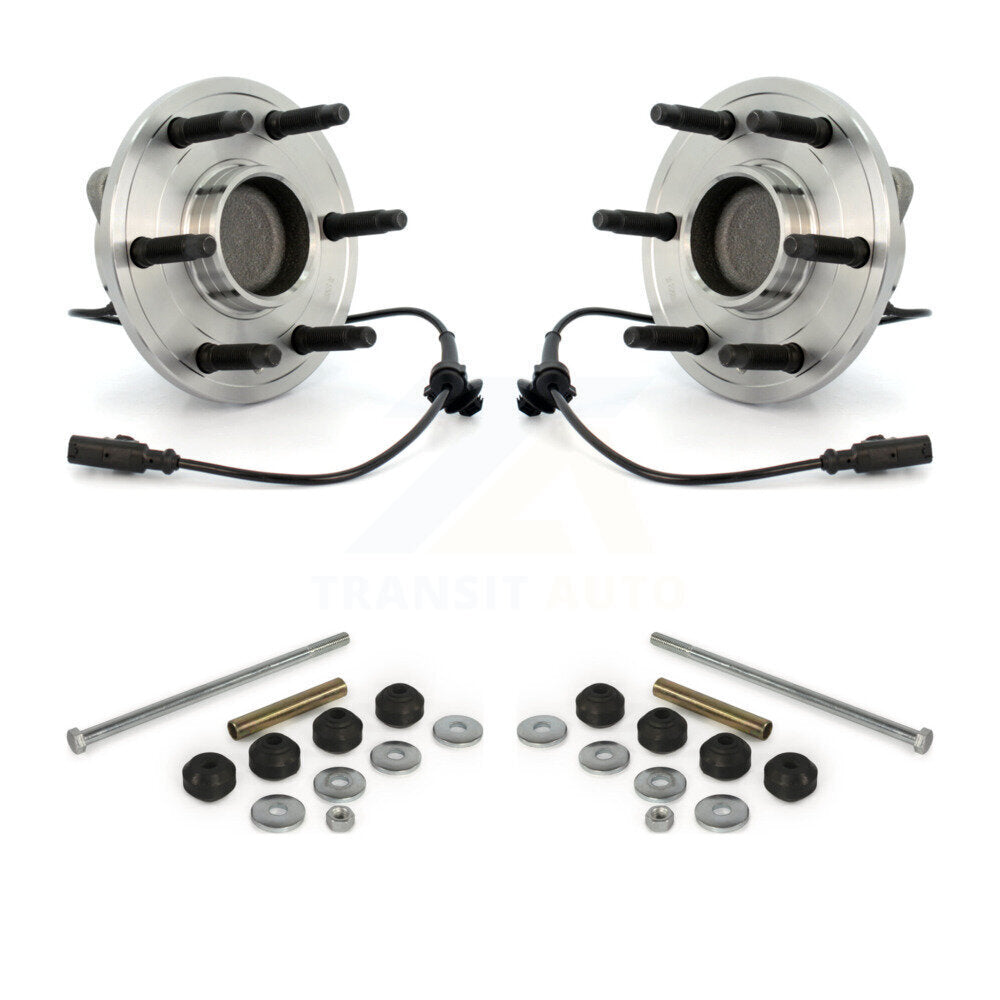 Hub Bearing Assembly & Link Front Kit For Chevrolet GMC Sierra 1500 Silverado XL