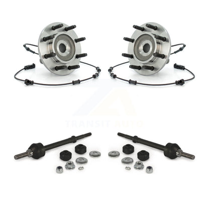 Hub Bearing Assembly & Link Front Kit For 06-08 Dodge Ram 1500 With 8 Lug Wheels