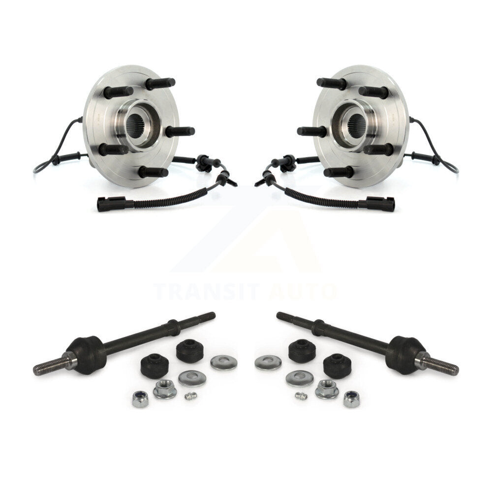 Hub Bearing Assembly And Link Front Kit For Dodge Ram 1500