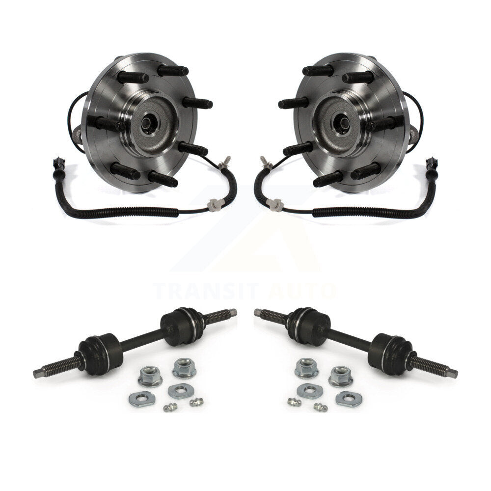 Hub Bearing Assembly And Link Front Kit For Ford F-150