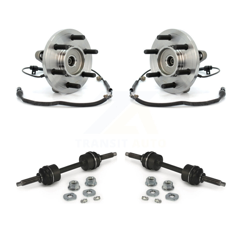 Hub Bearing Assembly And Link Front Kit For Ford F-150