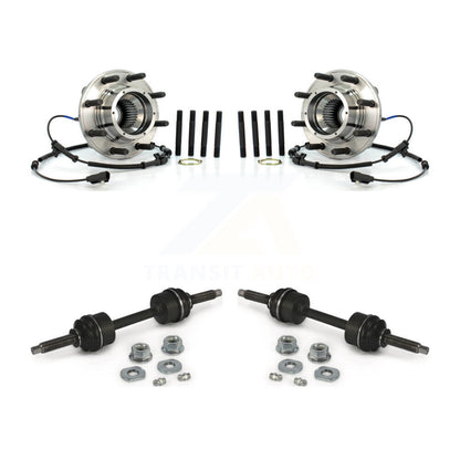 Hub Bearing Assembly And Link Front Kit For Ford F-350 Super Duty F-250 4WD