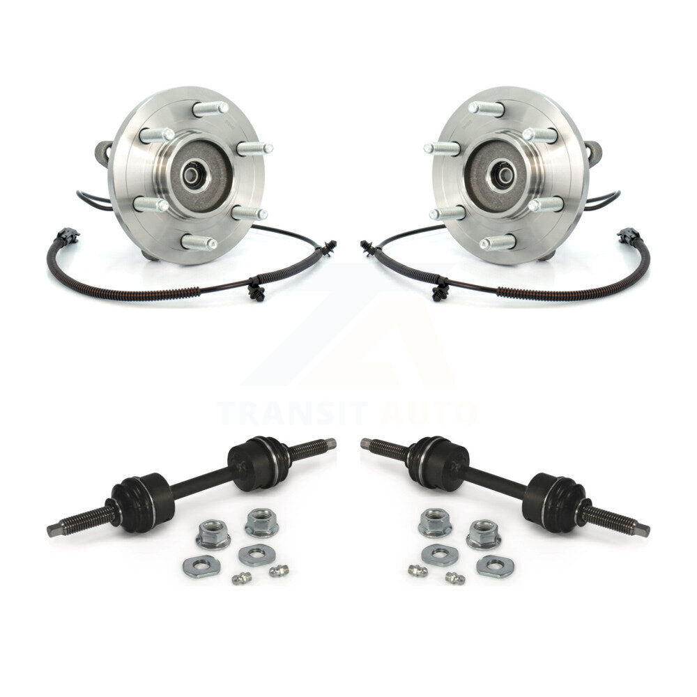 Hub Bearing Assembly And Link Front Kit For Ford F-150