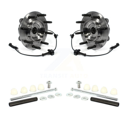 Hub Bearing Assembly & Link Front Kit For GMC Chevrolet Sierra 2500 HD Silverado