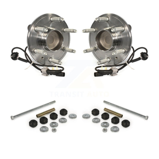 Hub Bearing Assembly & Link Front Kit For GMC Chevrolet Sierra 1500 Silverado XL