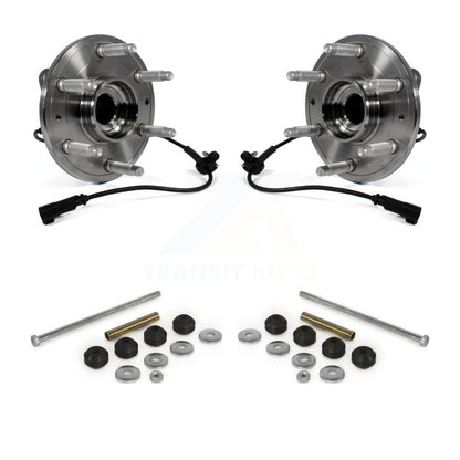 Hub Bearing Assembly & Link Front Kit For GMC Chevrolet Sierra 1500 Silverado XL