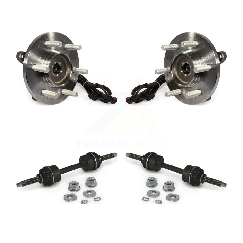 Hub Bearing Assembly And Link Front Kit For Ford F-150