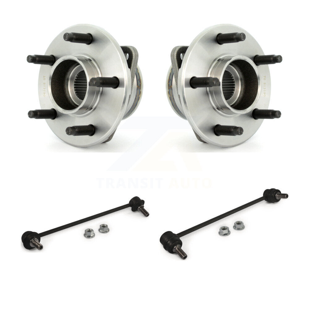 Hub Bearing Assembly And Link Front Kit For Saturn Vue Pontiac Torrent Chevrolet
