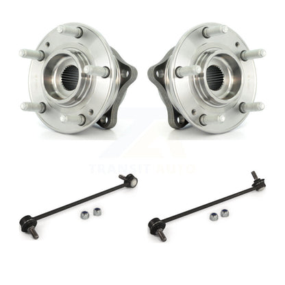 Hub Bearing Assembly & Link Front Kit For Hyundai Santa Fe Kia Sorento Veracruz