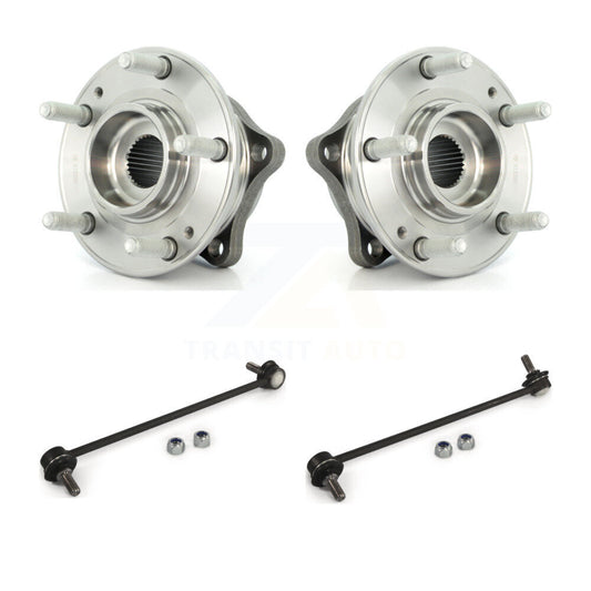 Hub Bearing Assembly & Link Front Kit For Hyundai Santa Fe Kia Sorento Veracruz