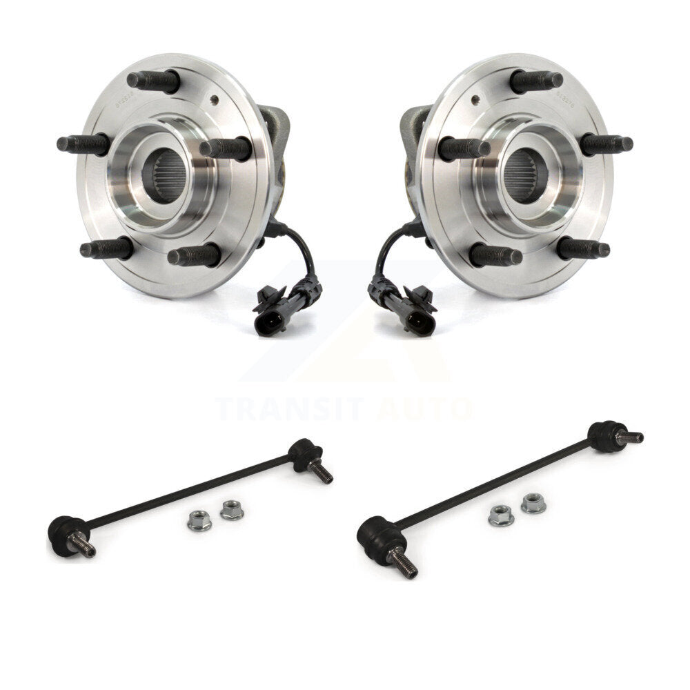 Hub Bearing Assembly And Link Front Kit For Chevrolet Equinox Pontiac Torrent