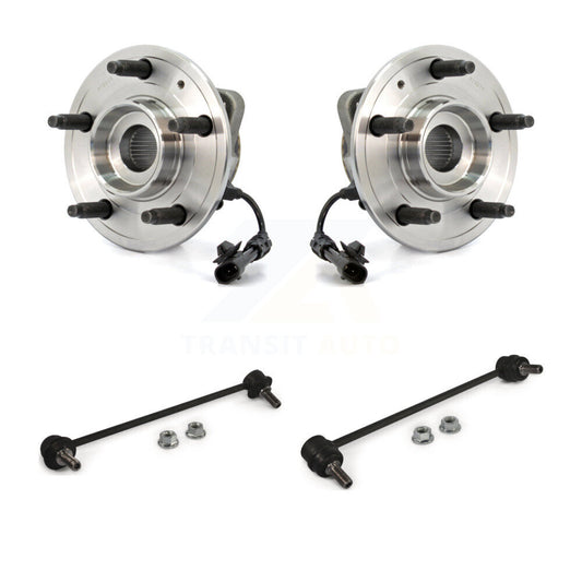 Hub Bearing Assembly And Link Front Kit For Chevrolet Equinox Pontiac Torrent