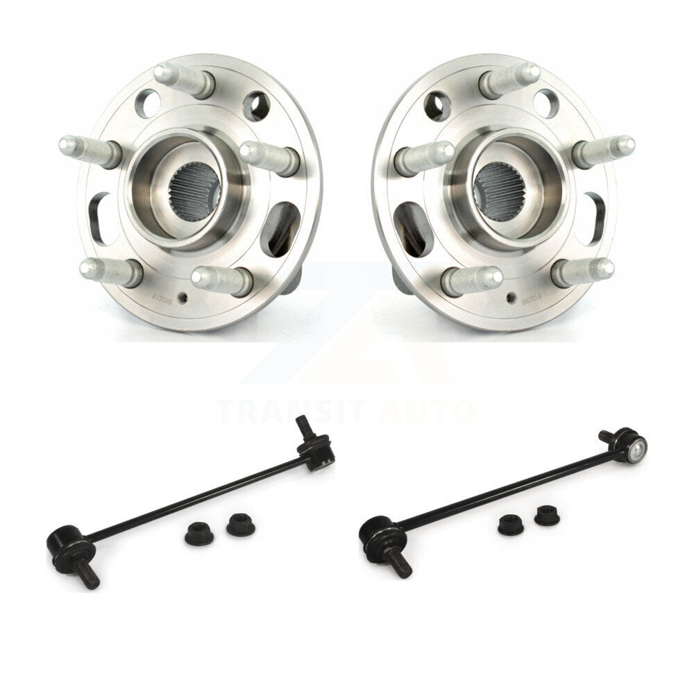 Hub Bearing Assembly Link Front Kit For 2010-2017 Chevrolet Equinox GMC Terrain