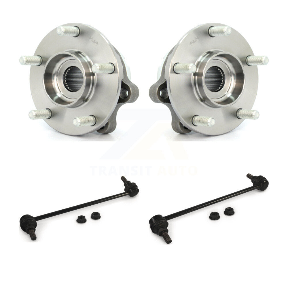 Hub Bearing Assembly And Link Front Kit For 2007-2012 Nissan Altima 2.5L