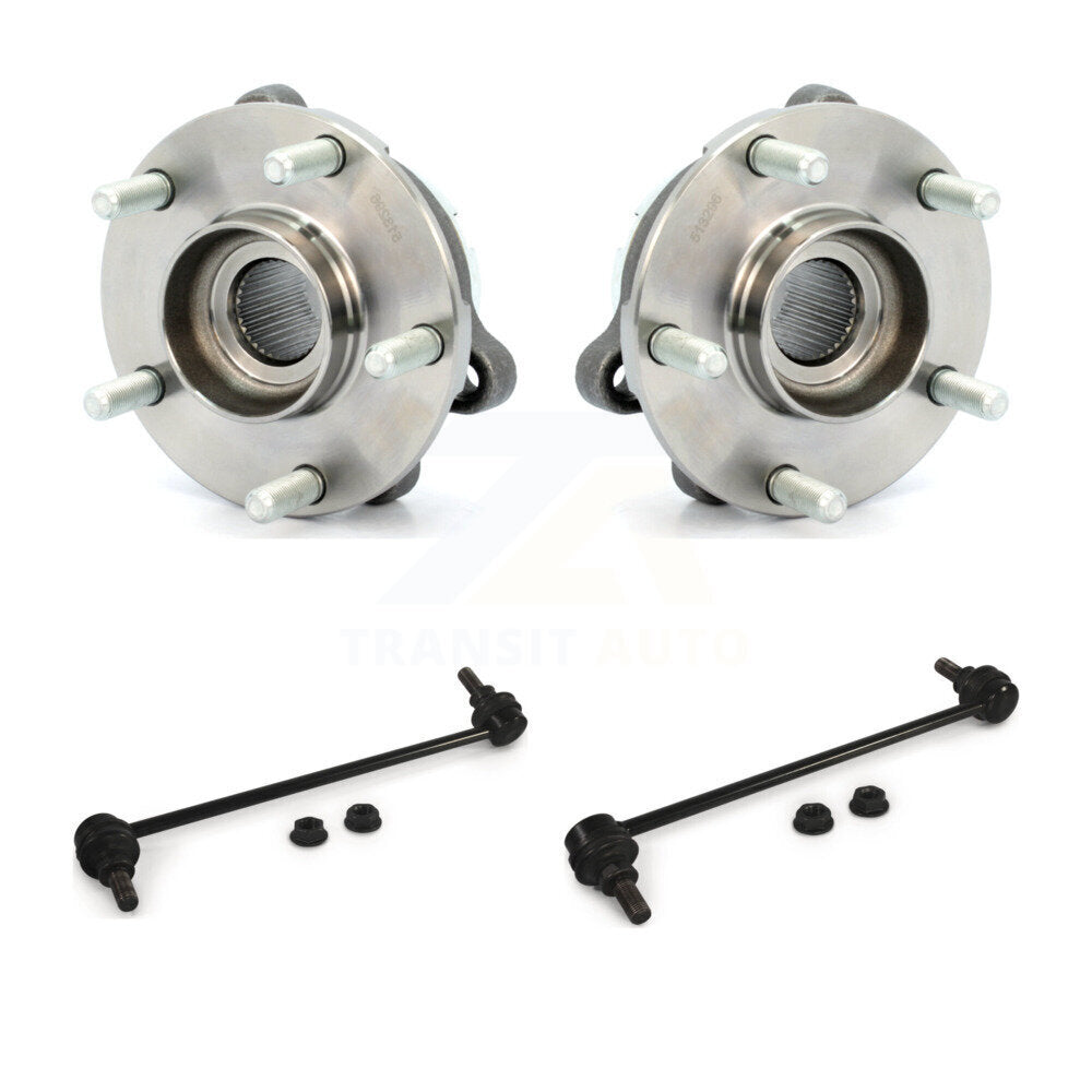 Hub Bearing Assembly And Link Front Kit For 2007-2012 Nissan Altima 3.5L