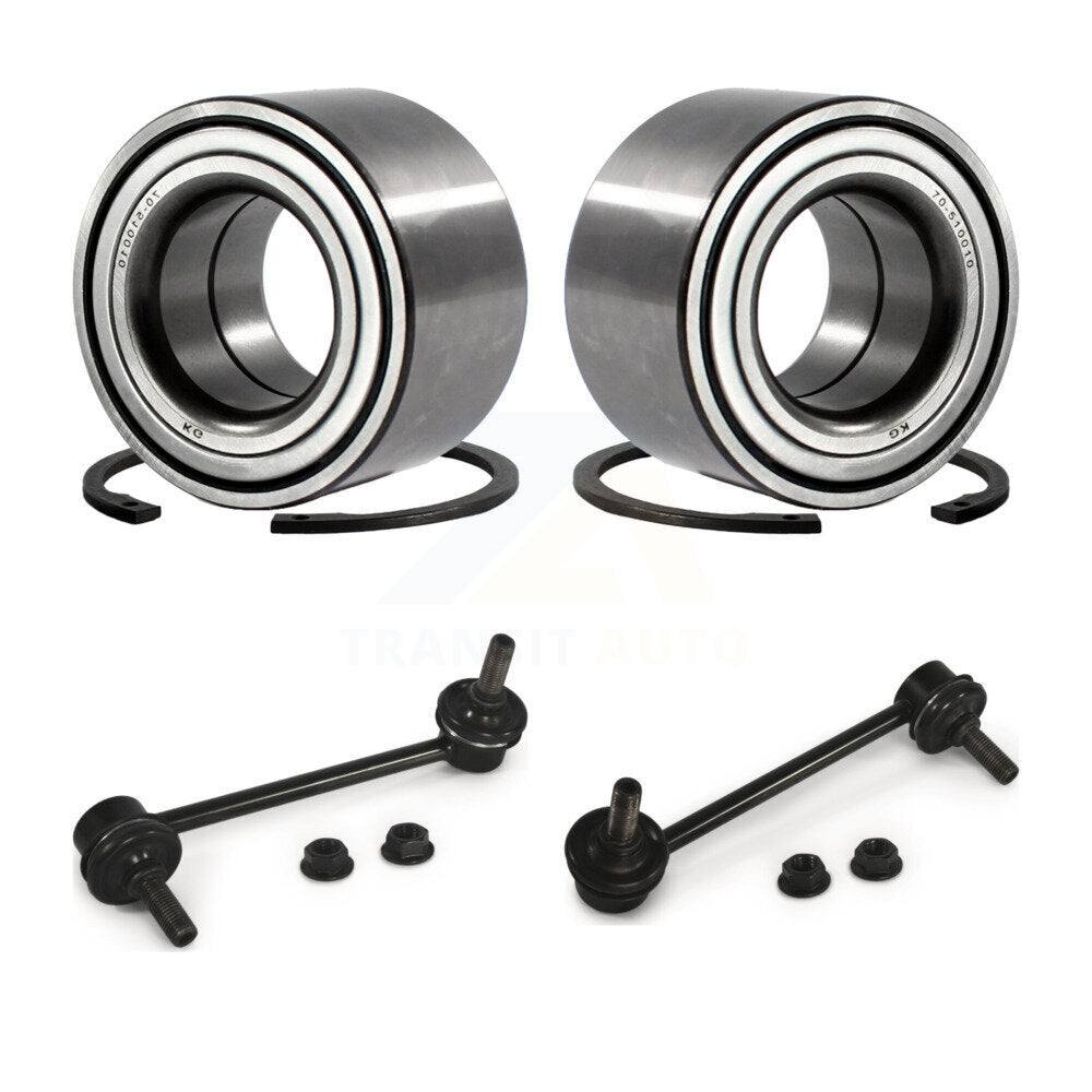 Wheel Bearing Link Front Kit For Ford Fusion Mazda 6 Lincoln MKZ Zephyr Mercury