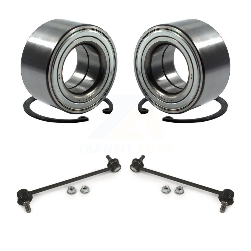 Wheel Bearing & Link Front Kit For Hyundai Elantra Kia Forte GT Soul Veloster EV