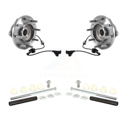 Hub Bearing Assembly & Link Front Kit For GMC Sierra 3500 HD Chevrolet Silverado