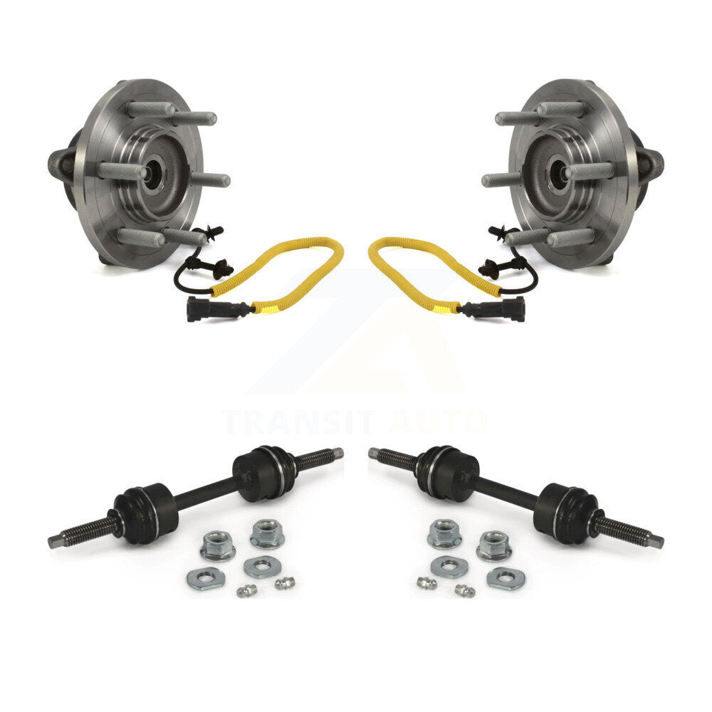 Hub Bearing Assembly And Link Front Kit For Ford F-150