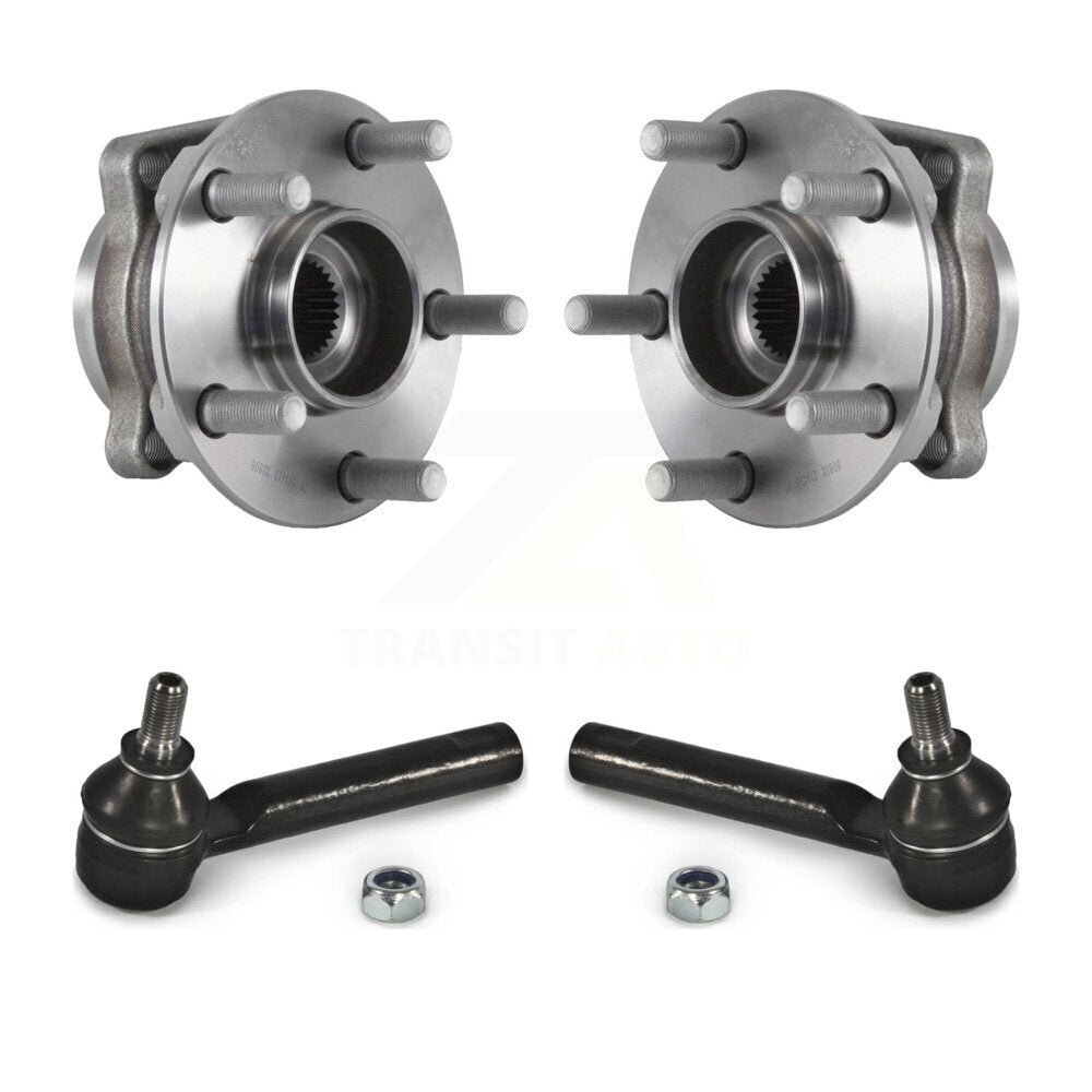 Wheel Bearing And Tie Rod End Front Kit For Subaru Crosstrek Forester Impreza XV