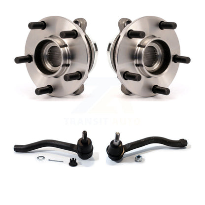 Wheel Bearing And Tie Rod End Front Kit For 2009-2014 Nissan Murano