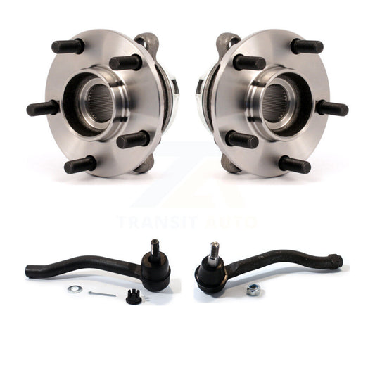 Wheel Bearing And Tie Rod End Front Kit For 2009-2014 Nissan Murano