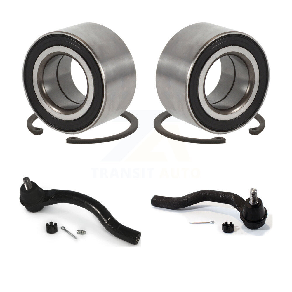 Wheel Bearing And Tie Rod End Front Kit For 2006-2011 Honda Civic Acura CSX