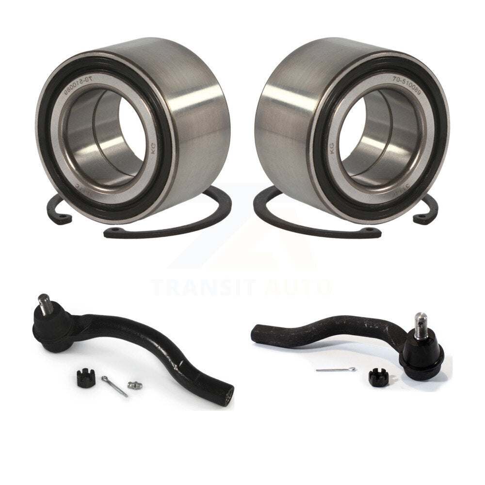Wheel Bearing And Tie Rod End Front Kit For 2006-2011 Honda Civic 1.3L 1.8L