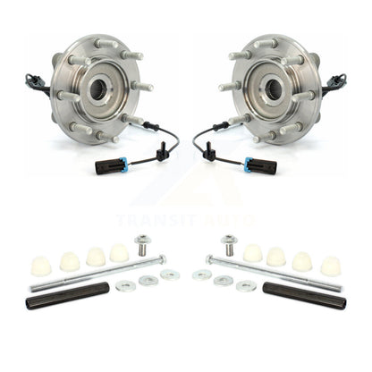 Hub Bearing Assembly & Link Front Kit For GMC Sierra 3500 HD Chevrolet Silverado