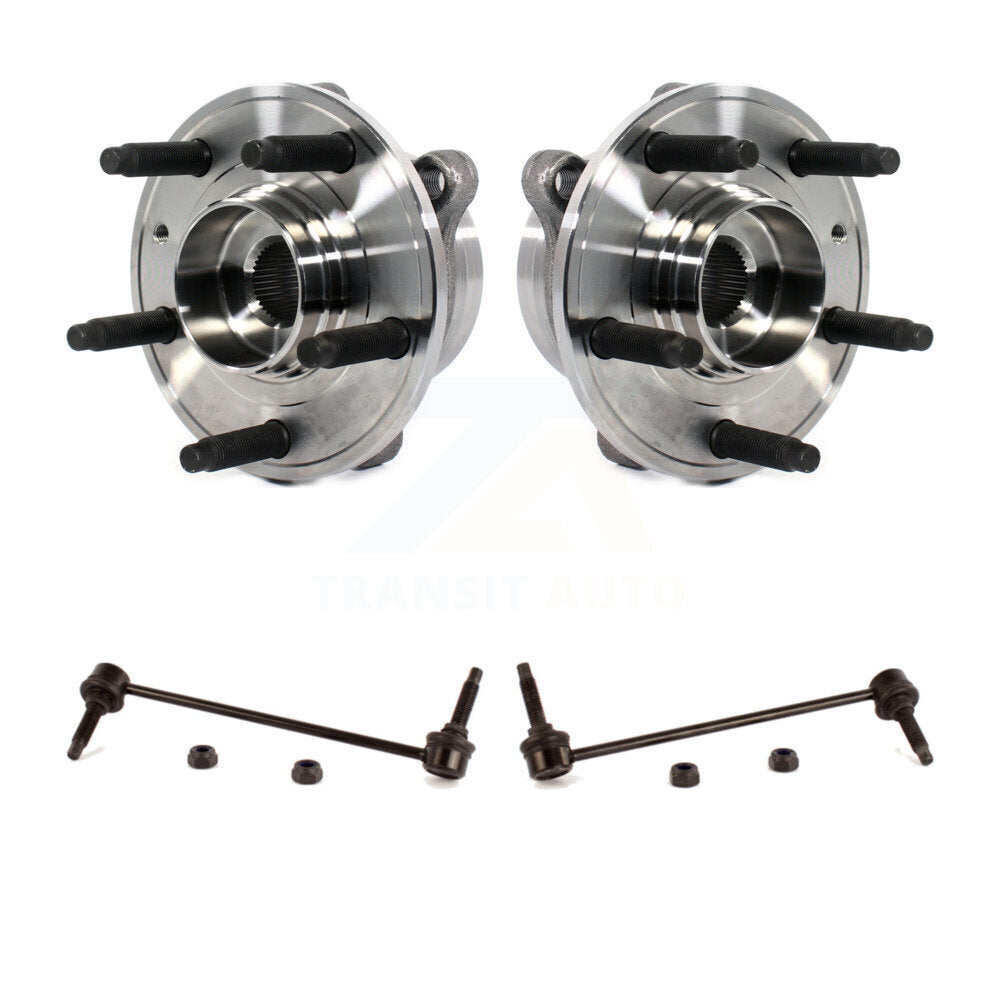 Hub Bearing Assembly And Link Front Kit For Ford Taurus Police Interceptor Sedan