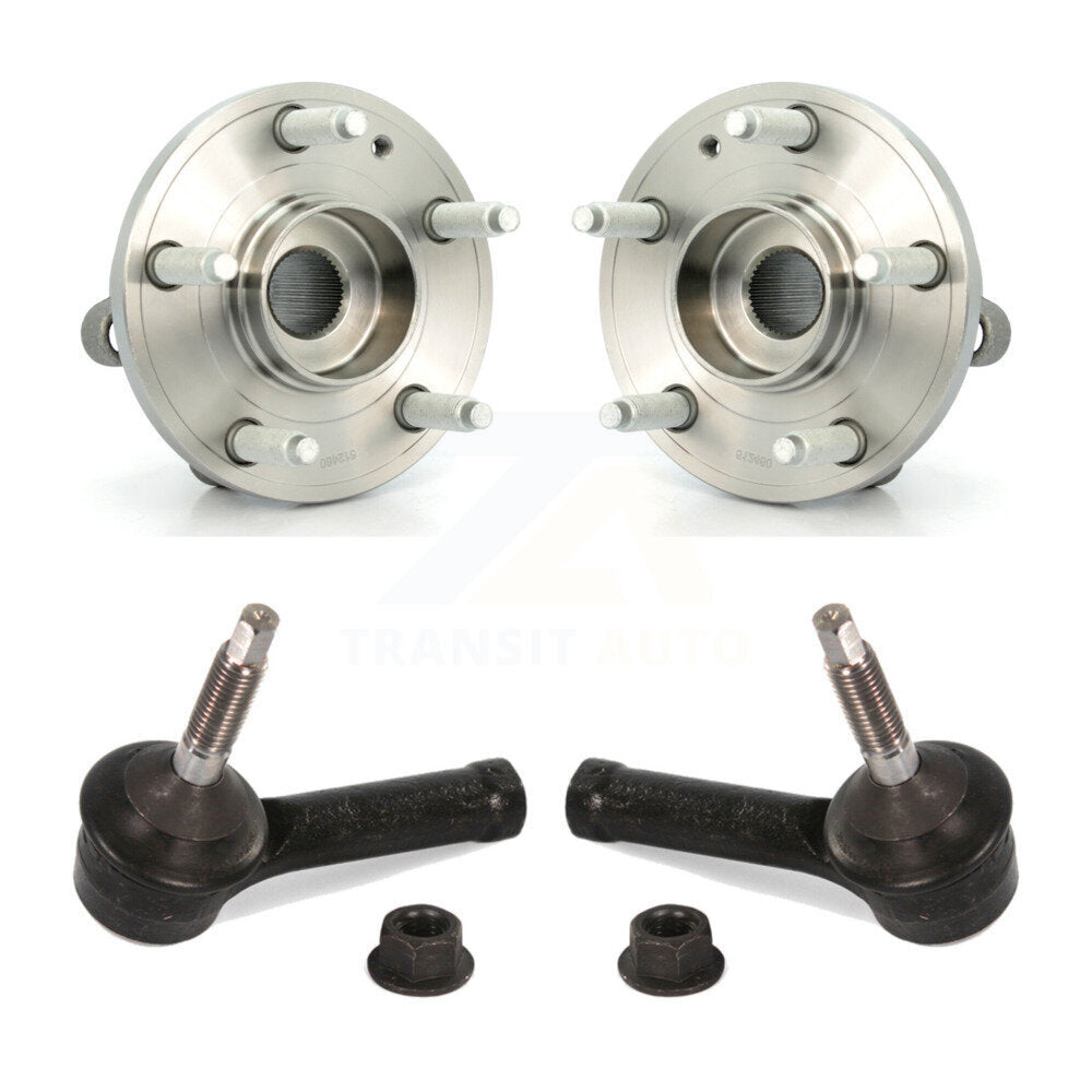 Wheel Bearing Tie Rod End Front Kit For Ford Explorer Police Interceptor Utility