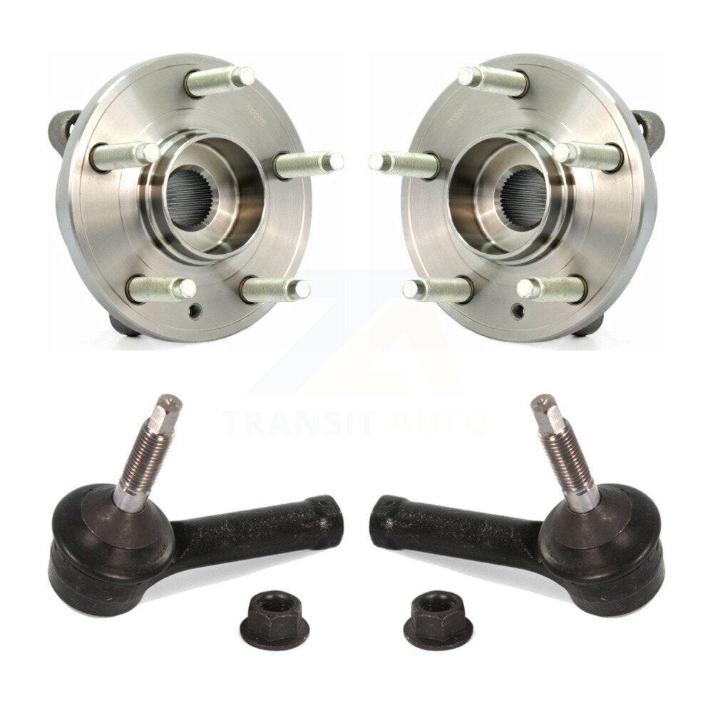 Wheel Bearing And Tie Rod End Front Kit For Ford Flex Lincoln MKT