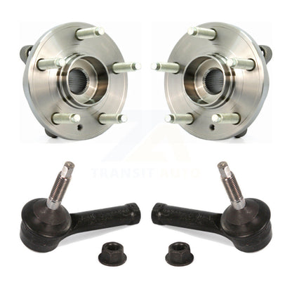 Wheel Bearing And Tie Rod End Front Kit For Ford Flex Lincoln MKT