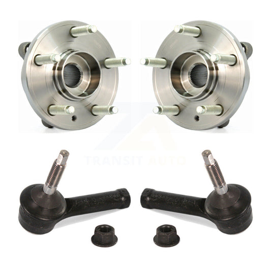 Wheel Bearing And Tie Rod End Front Kit For Ford Flex Lincoln MKT