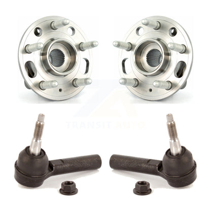 Wheel Bearing Tie Rod End Front Kit For 2010-2017 Chevrolet Equinox GMC Terrain