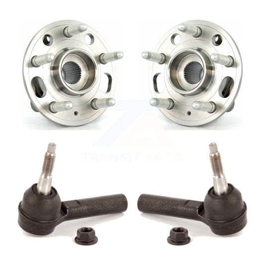 Wheel Bearing Tie Rod End Front Kit For 2010-2017 Chevrolet Equinox GMC Terrain