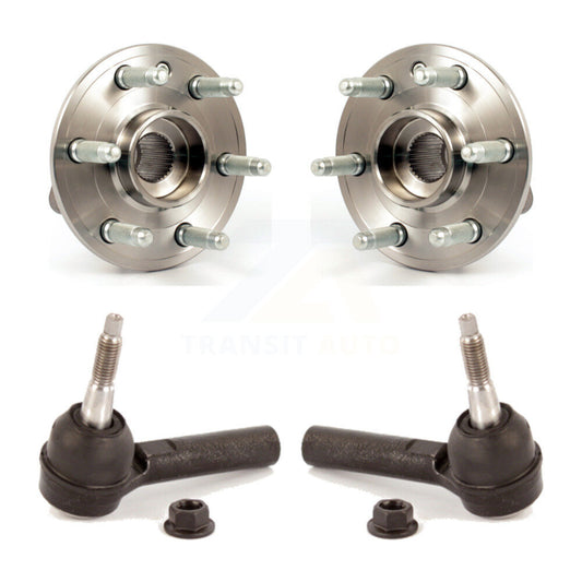 Wheel Bearing And Tie Rod End Front Kit For Cadillac SRX Saab 9-4X