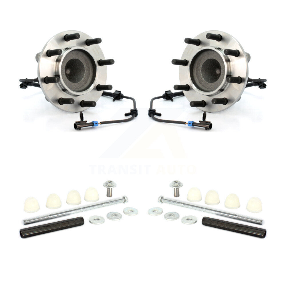 Hub Bearing Assembly & Link Front Kit For Chevrolet Express 3500 GMC Savana 4500