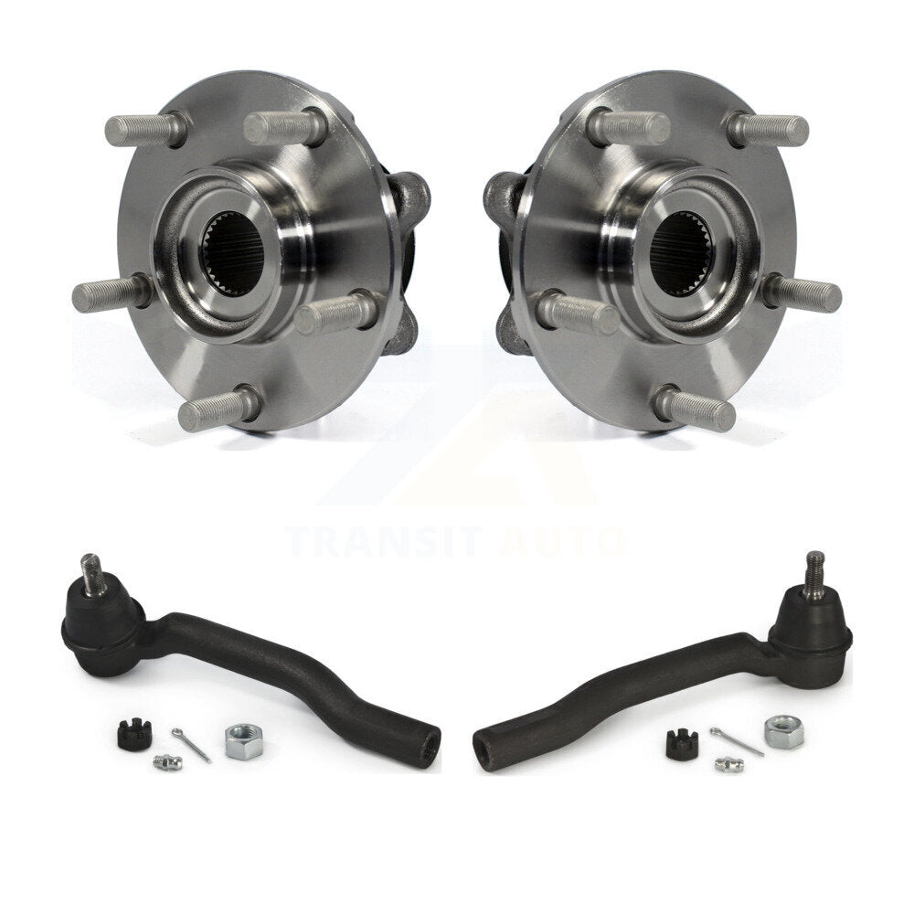 Wheel Bearing And Tie Rod End Front Kit For Nissan Juke LEAF
