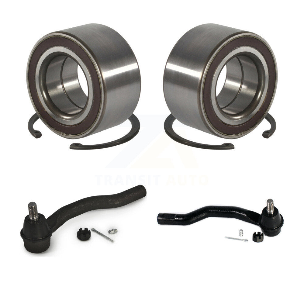 Wheel Bearing And Tie Rod End Front Kit For 2009-2013 Mazda 6 2.5L