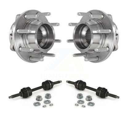 Hub Bearing Assembly And Link Front Kit For Ford F-350 Super Duty F-250 4WD