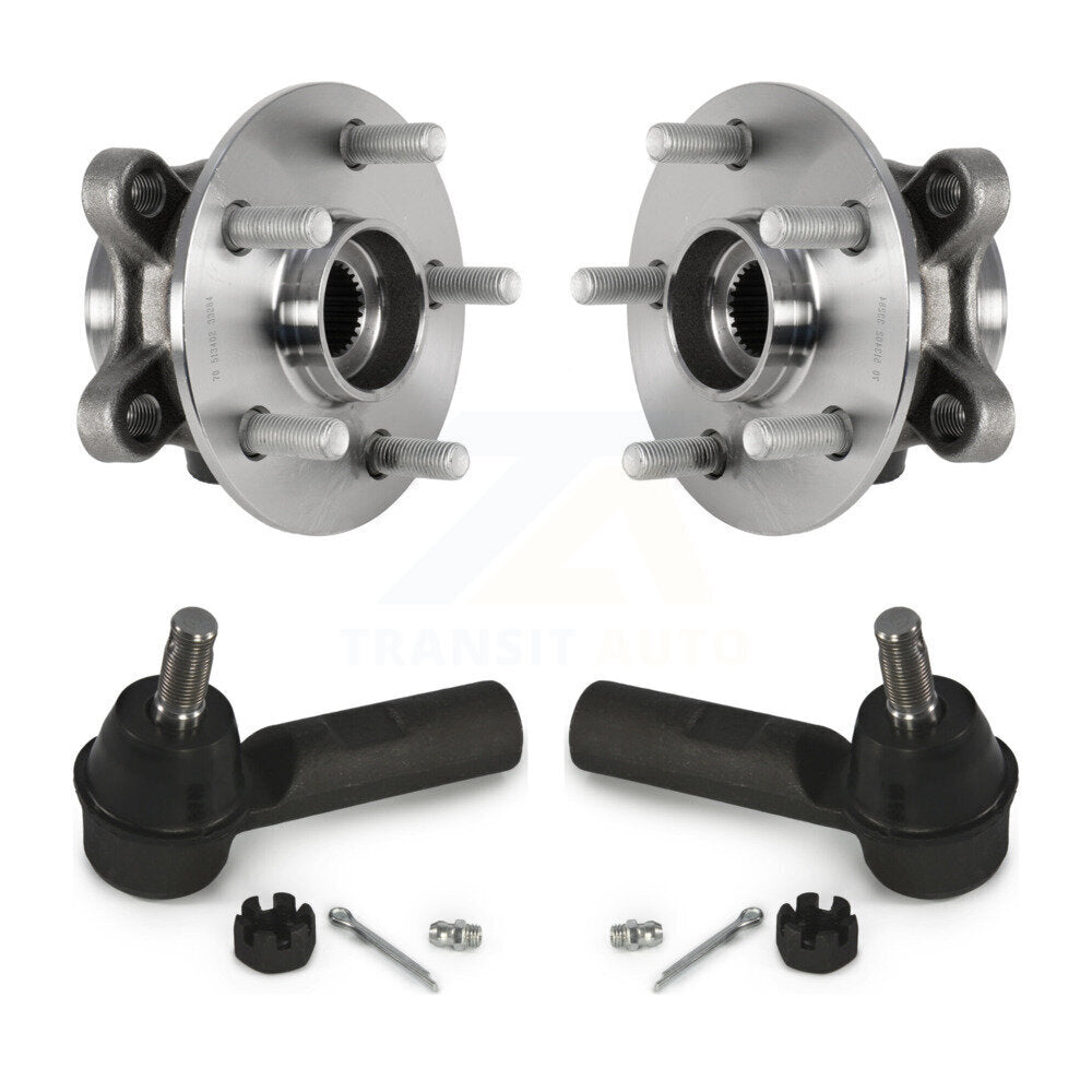 Wheel Bearing And Tie Rod End Front Kit For 2019 Toyota Corolla Sedan with 2.0L