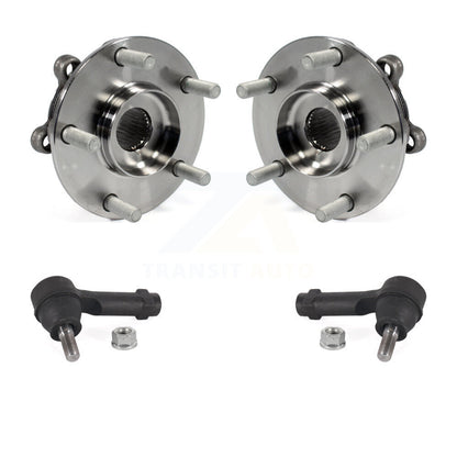 Wheel Bearing And Tie Rod End Front Kit For 2013-2016 Mazda CX-5