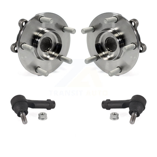 Wheel Bearing And Tie Rod End Front Kit For 2013-2016 Mazda CX-5